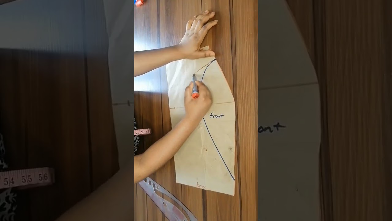 How to draft hip and butt pad easily 