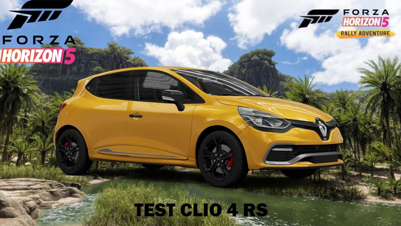 JE TEST UNE CLIO 4 RS SUR FORZA HORIZON 5 !!