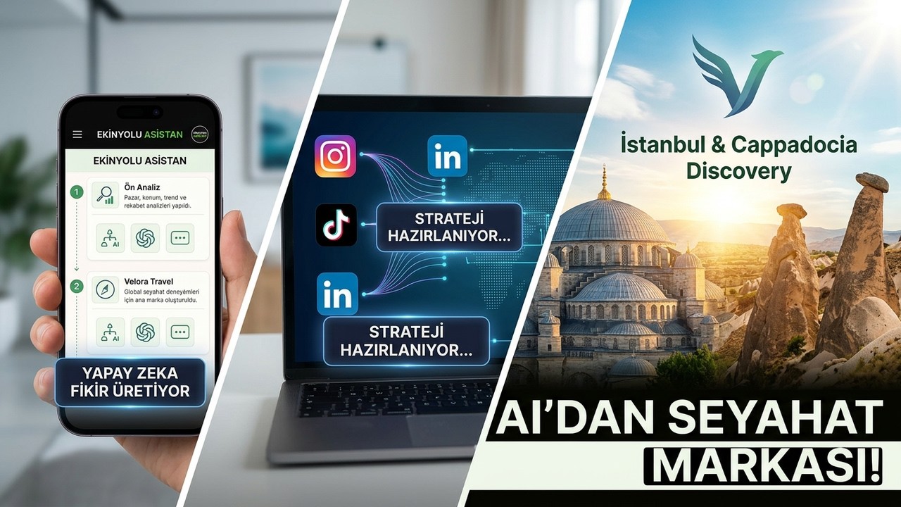EkinYolu AI Team Eğitim B&ouml;l&uuml;m 3, Velora Travel: Yapay Zeka Destekli Bir Marka Nasıl Doğar?
