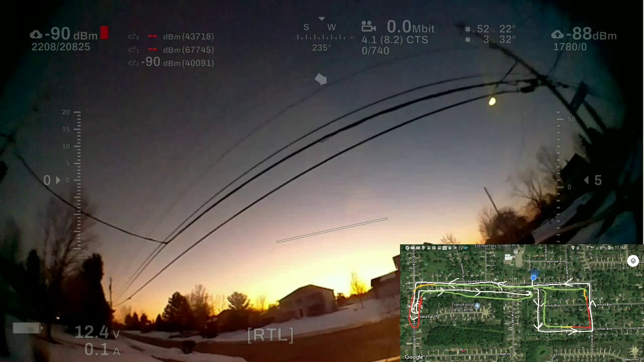 Open.HD Outdoor Non Line Of Sight Test (EZ wifibroadcast Branch)