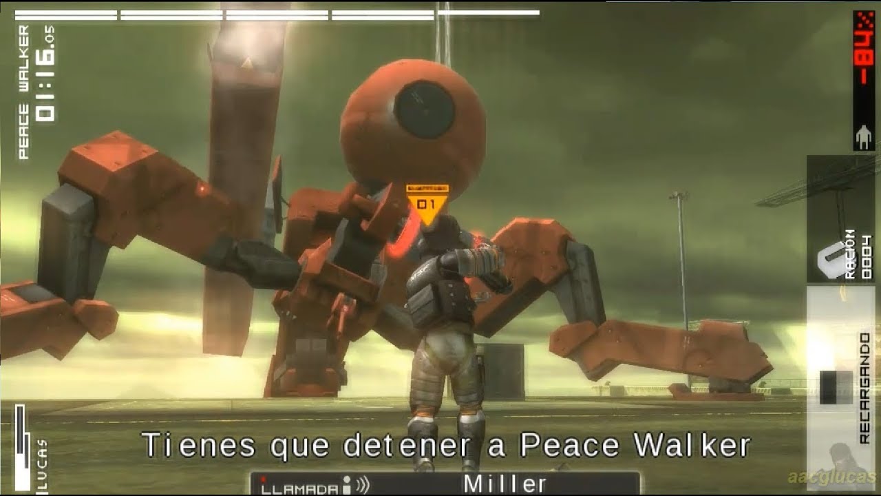 Metal Gear Solid Peace Walker HD Mision 119: Peace Walker Modificada RANGO S (BANDANA)