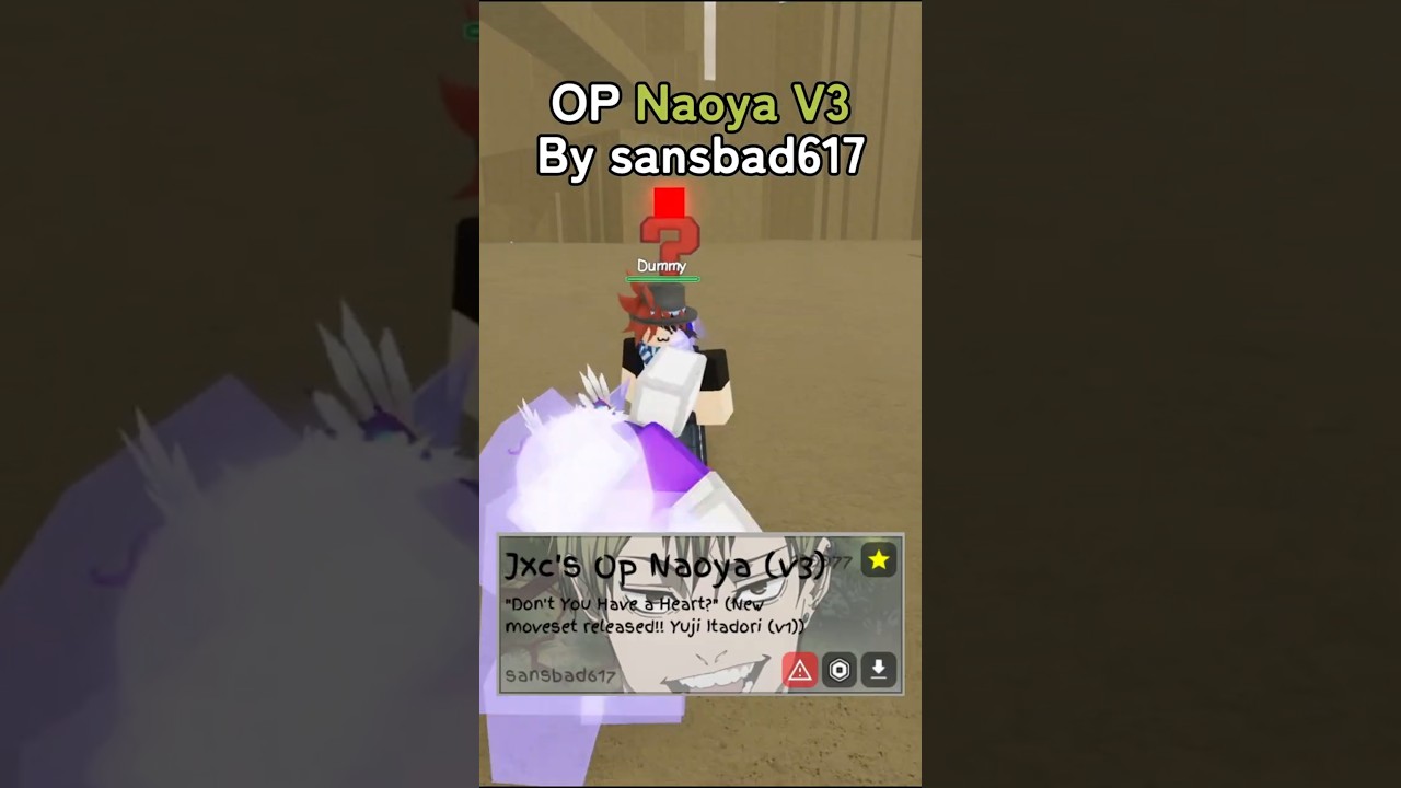 OP Naoya Custom Moveset (JJS) #jjs #roblox #custom #naoya #jjk #jujutsushenanigans