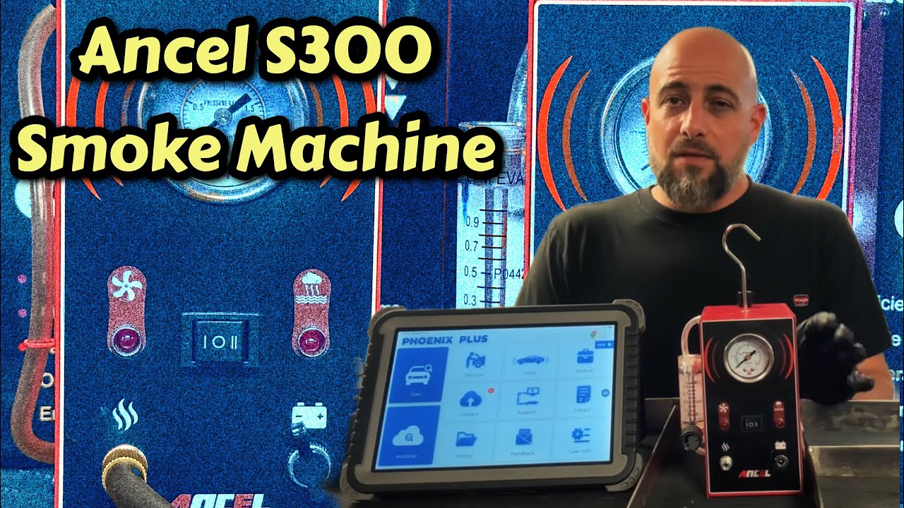 How to use a smoke machine Ancel S300 smoke leak detector review