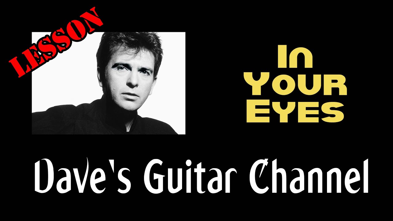 LESSON - In Your Eyes by Peter Gabriel