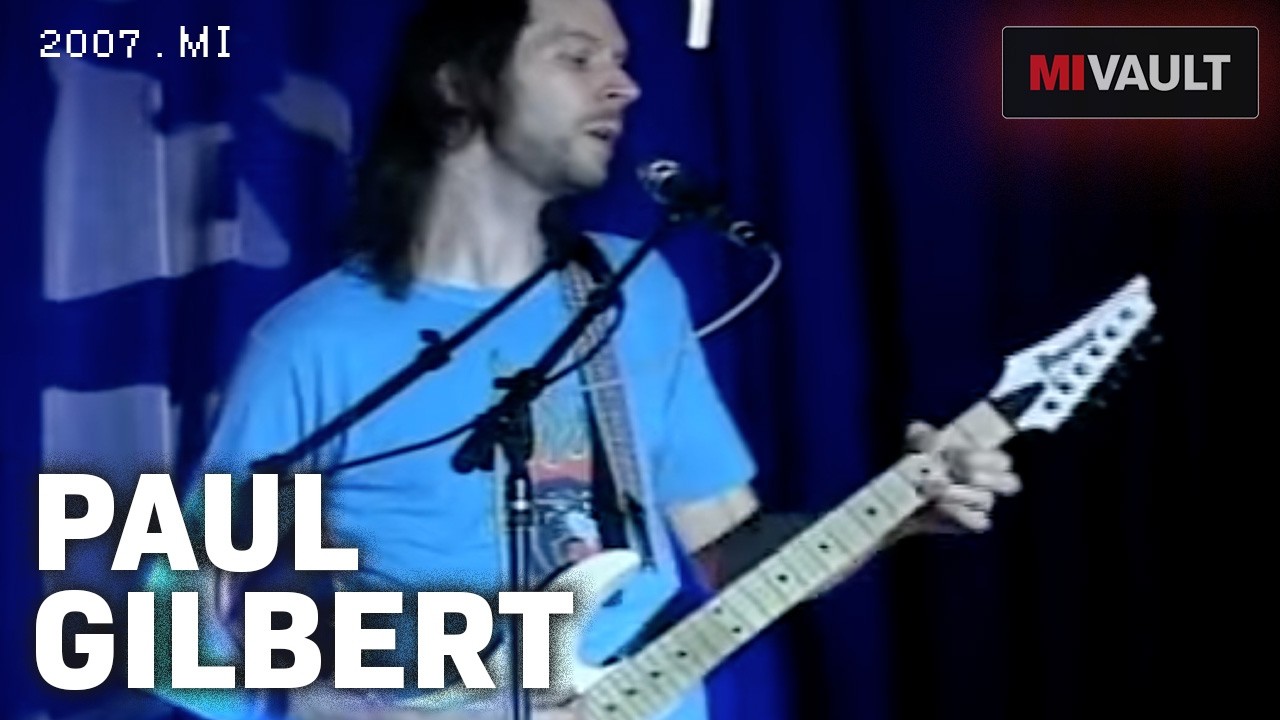 Paul Gilbert Throwback Thursday From the MI Vault 12-6-07