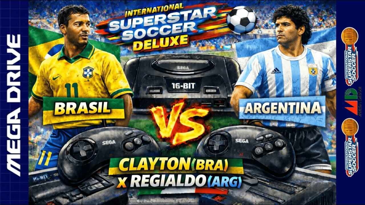 Torneio ISS Deluxe Round 1 - Jogo 2 - Clayton 🇧🇷 x 🇦🇷 Regialdo