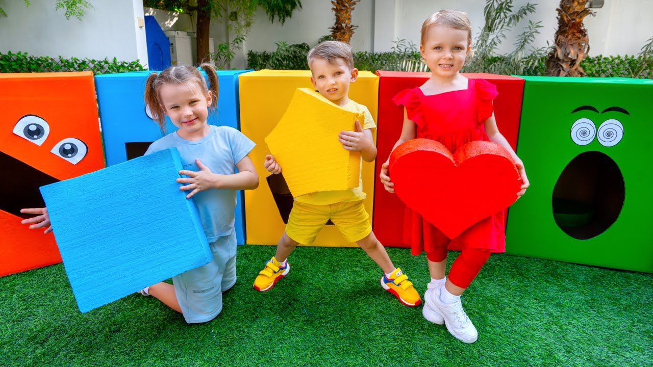 Kids Cube Challenge, um Papa zu retten | Videosammlung für Kinder | Vania Mania DE