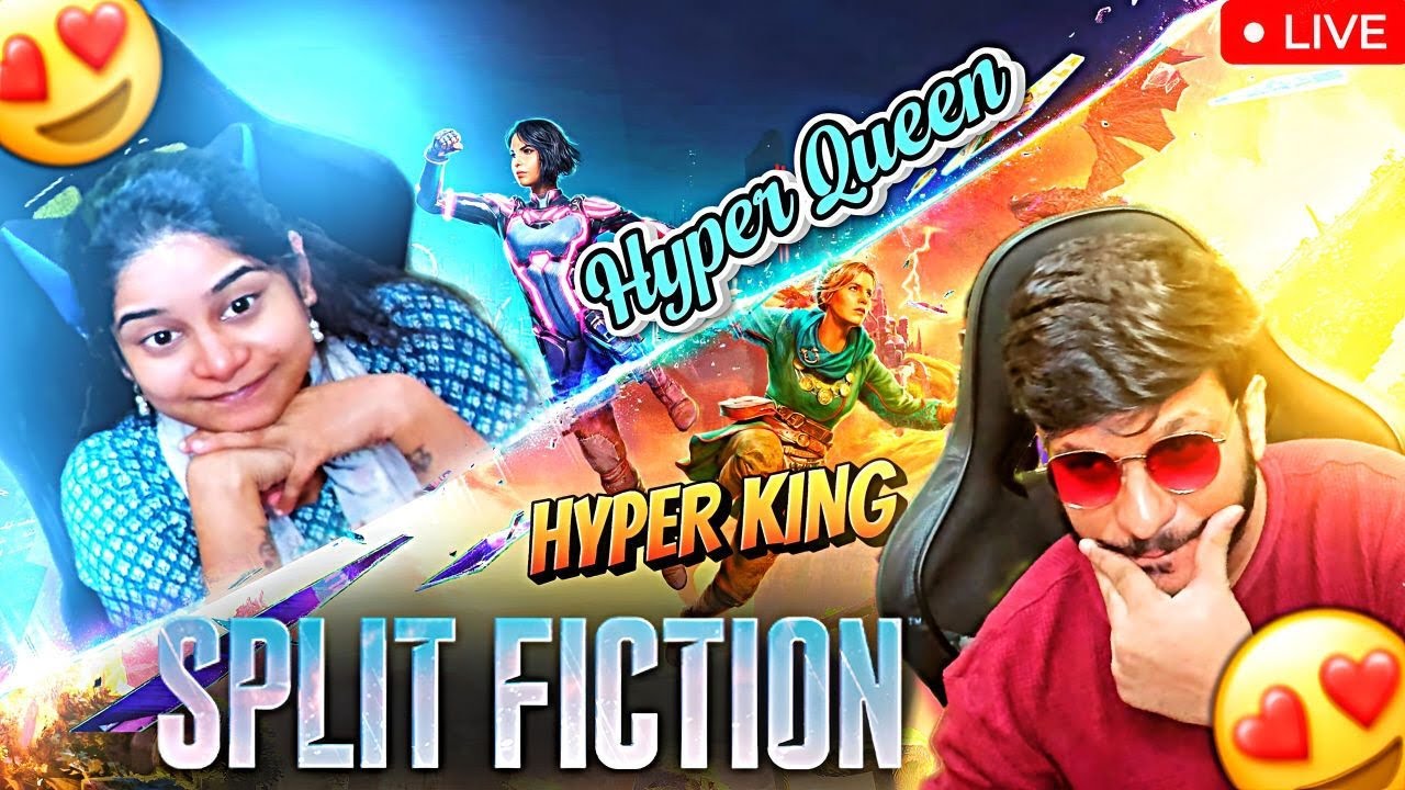 SPLIT FICTION - DAY 9 | HYPER QUEEN | HYPER KING #hyperkingtelugugamer