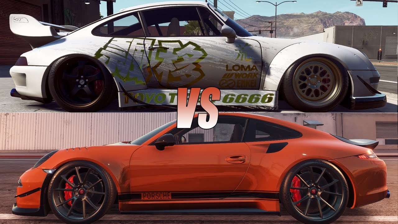 Need for Speed Payback | Old vs New Porsche 911 vs 911 Build
