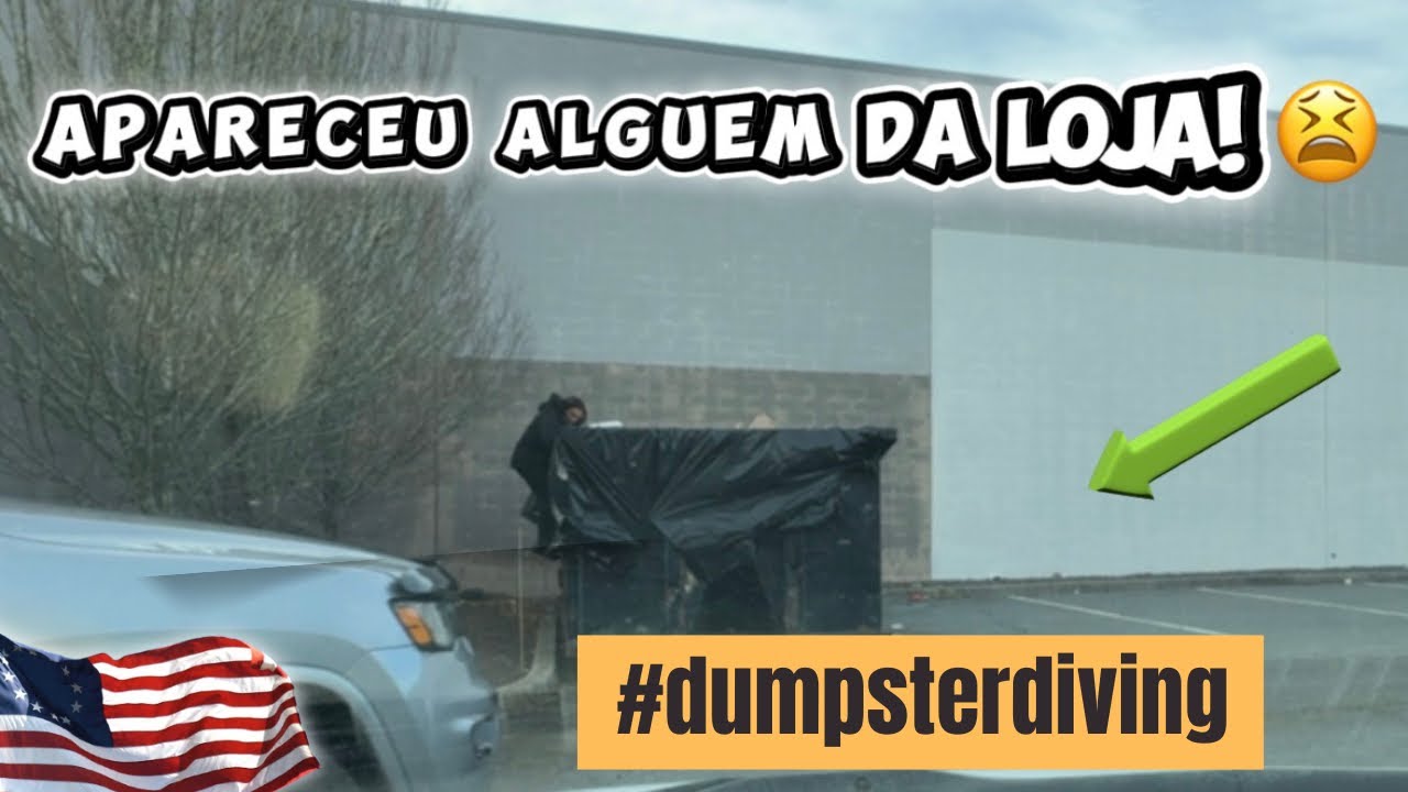 Apareceu a Margarida! 🤭Confira essa super caçada pelo os dumpsters dos EUA!#dumpsterdiving 