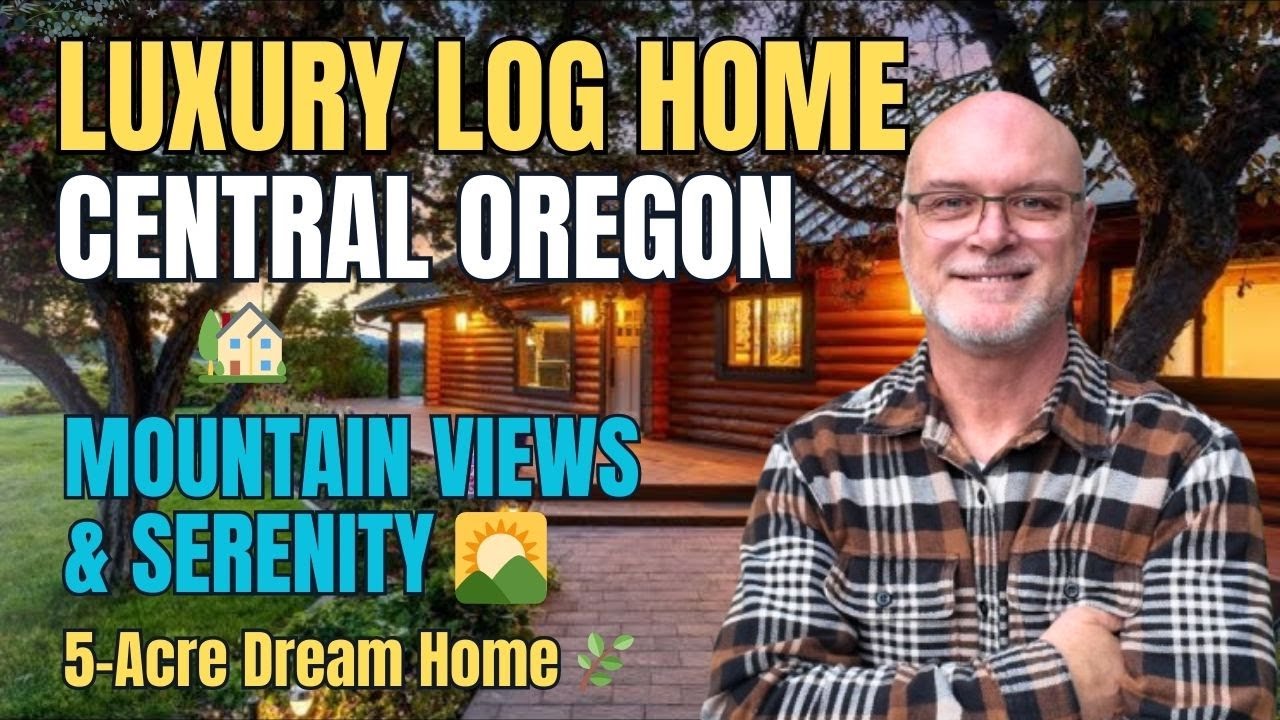 Luxury Log Home  in Central Oregon || Exploring a stunning luxury home