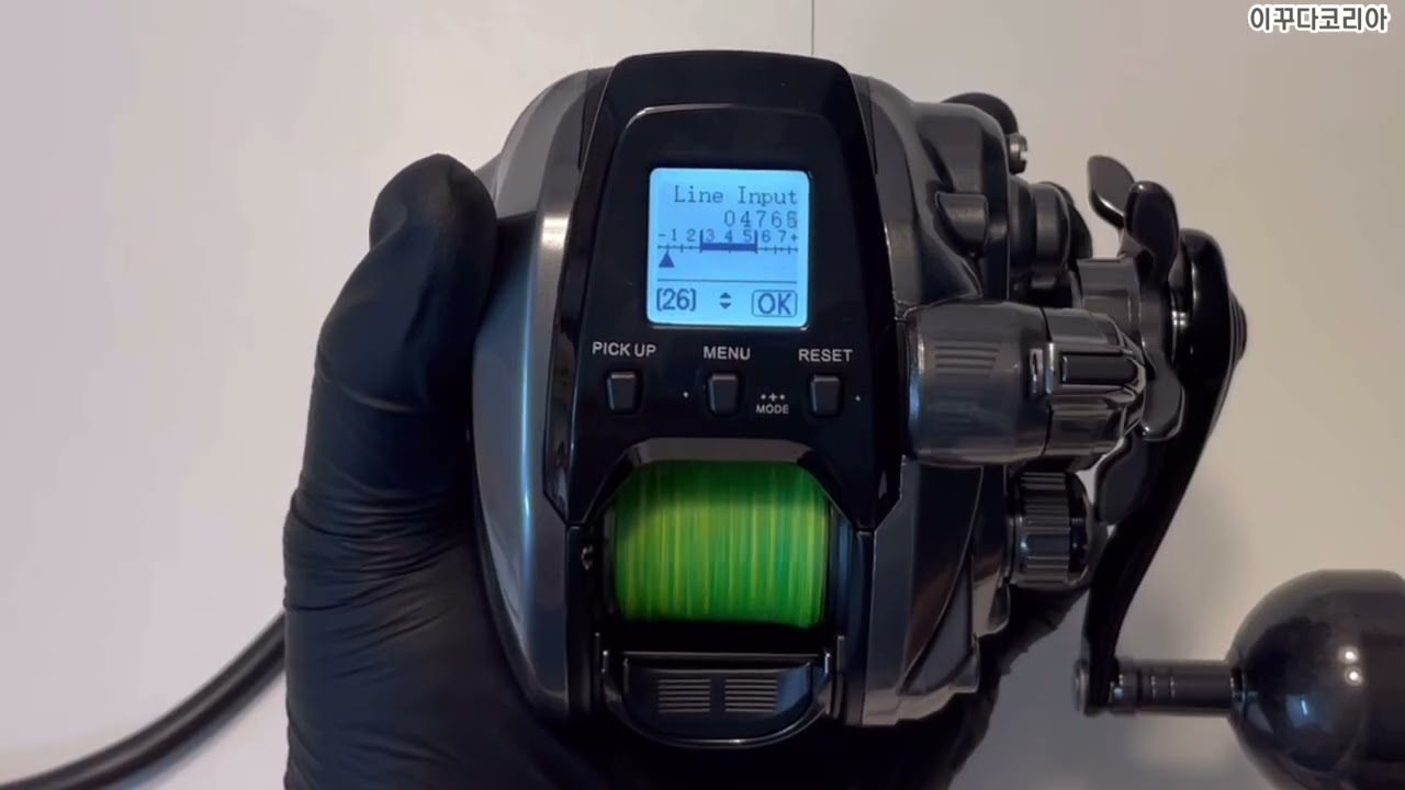 이꾸다 EZH-1500 전동릴 라인 세팅법 ecooda electric reel line setting