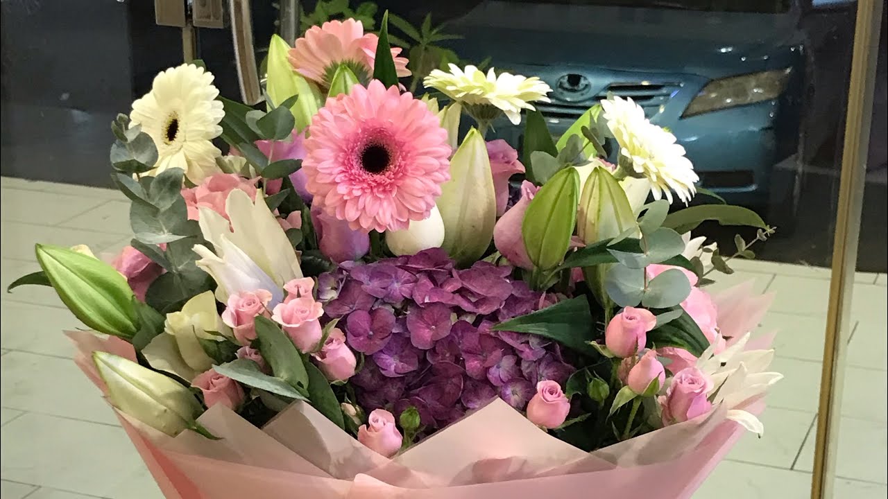 Look how we make  A luxury flower bouquet gift Elegant and beautiful 
