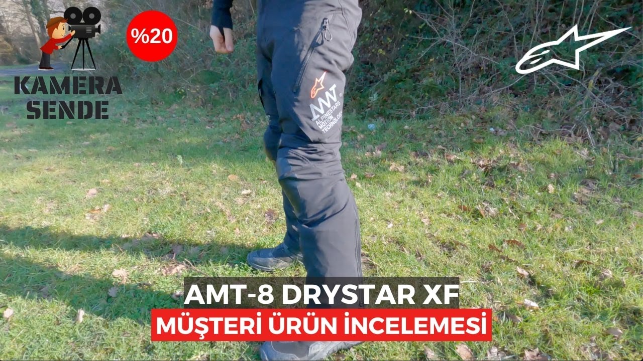 Kamera Sende - Alpinestars AMT-8 Drystar XF Motosiklet Pantolonu İnceleme - motomax.com.tr