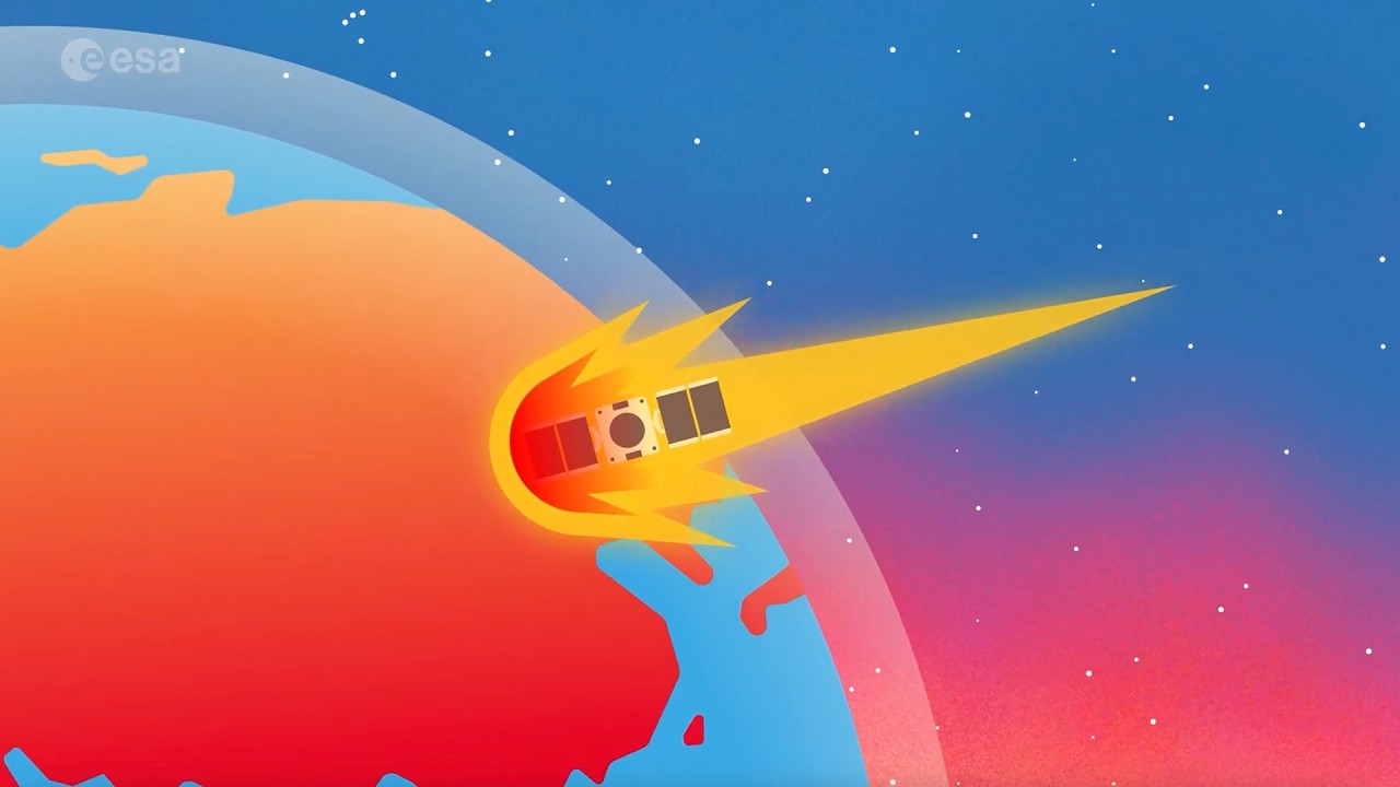 What happens when a satellite burns up? ESA wants to find out