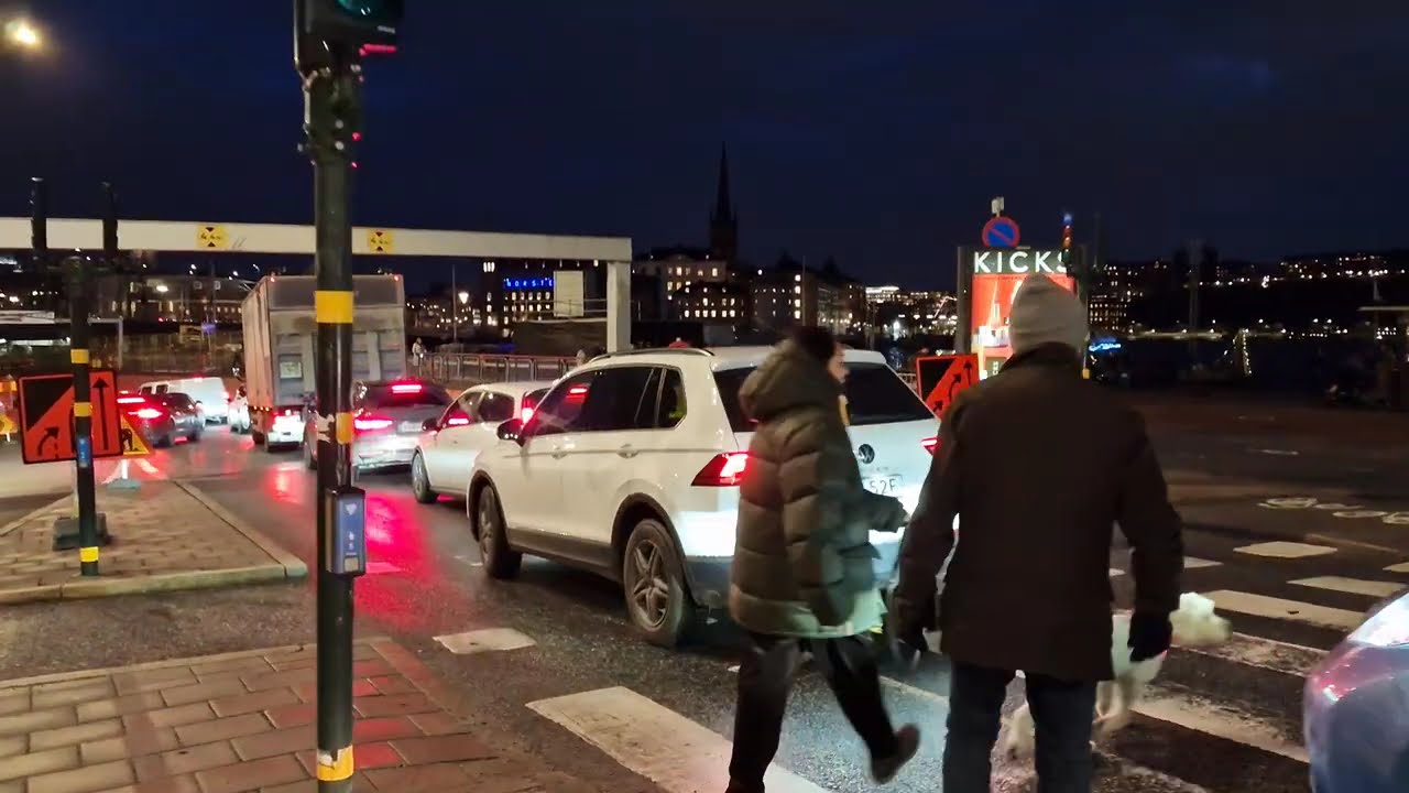 Stockholm Sweden – Red Lights, Cold Nights