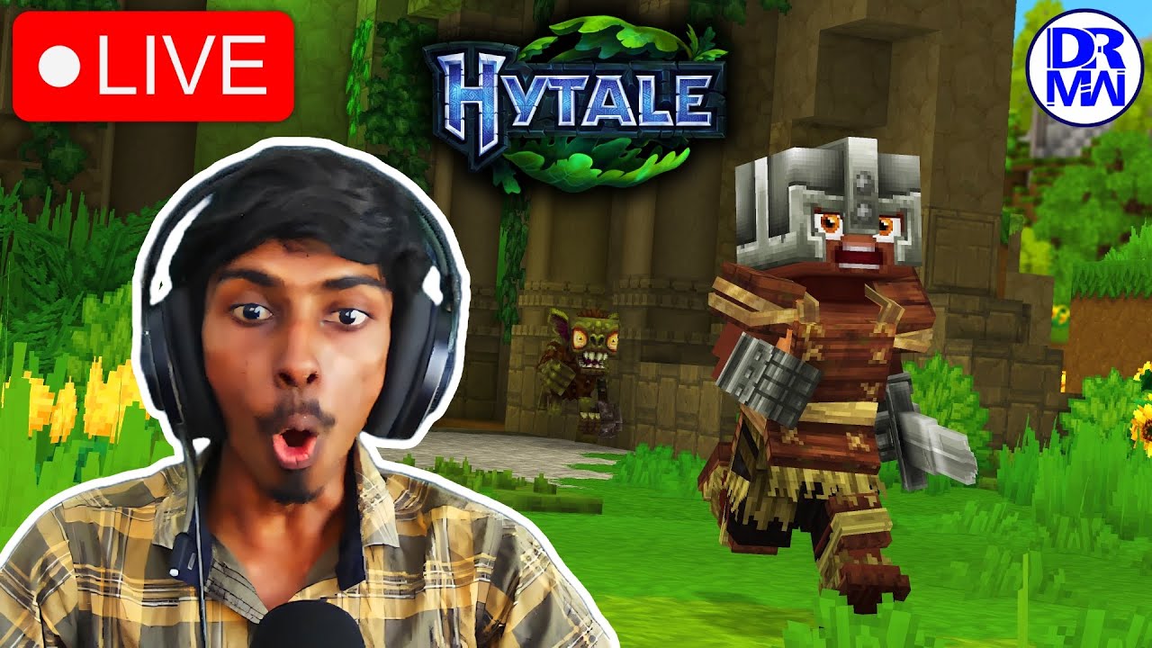 Minecraft වගේ ගේමක්! මේකත් ආතල්! | Hytale Sinhala Live | DR MaxWave Gaming