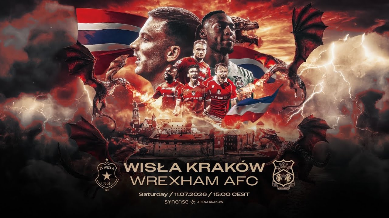 Wisła Krak&oacute;w and Wrexham AFC to Mark History with 120th Anniversary Match