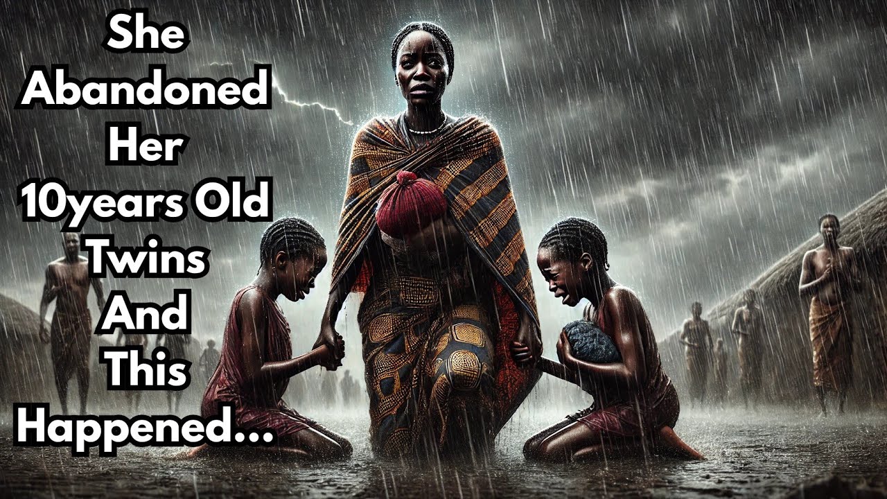 She Abandoned Her 10 Years Old Twin To Fed For Themselves And..#africanfolktales #story 