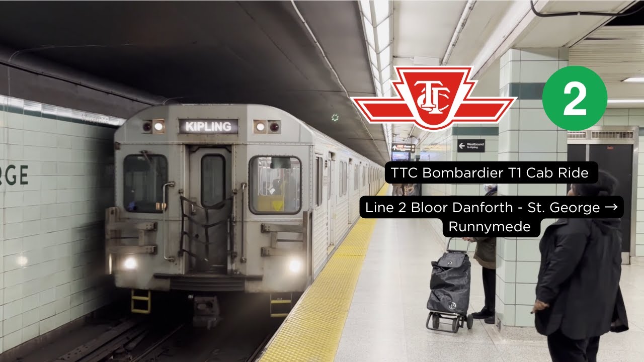 TTC Subway Line 2 Bloor-Danforth Line - St. George → Runnymede