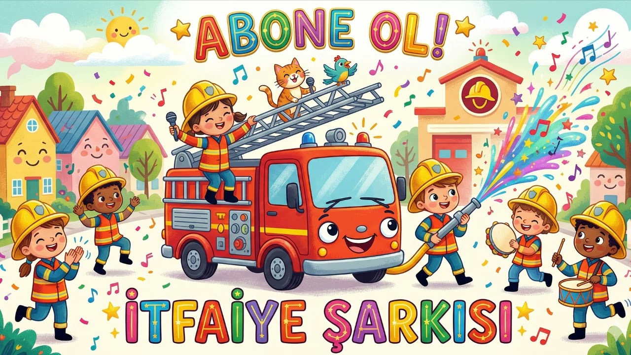 İtfaiye Şarkısı | Kahraman İtfaiye Arabası | BipBop Çocuk