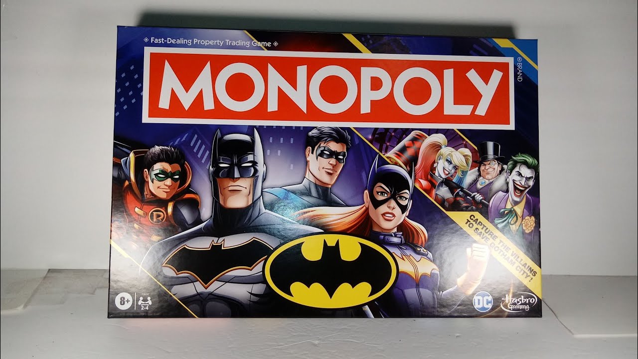 monopoly batman unboxing review