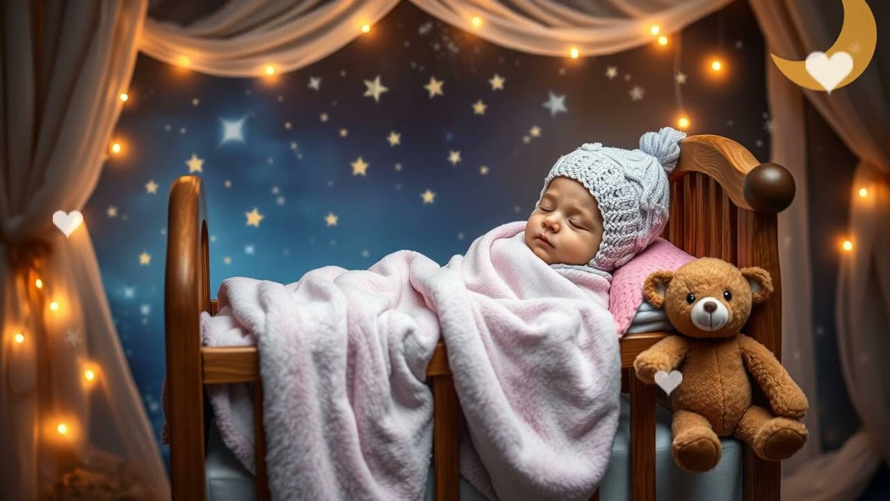 🌙 Soothing Rain Night 🌧️ Baby Sleep Music That Calms 💖