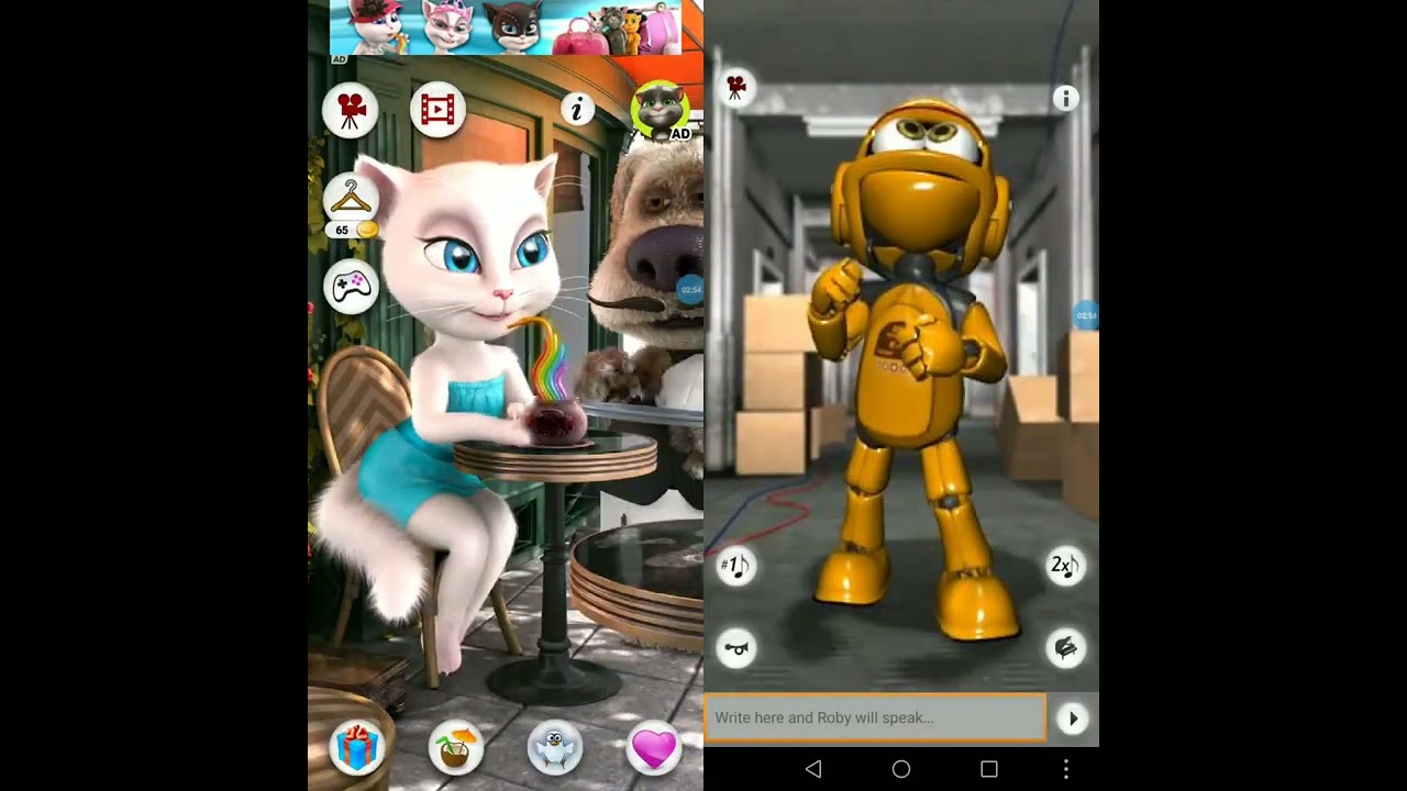 Talking Angela vs Talking Roby (1)