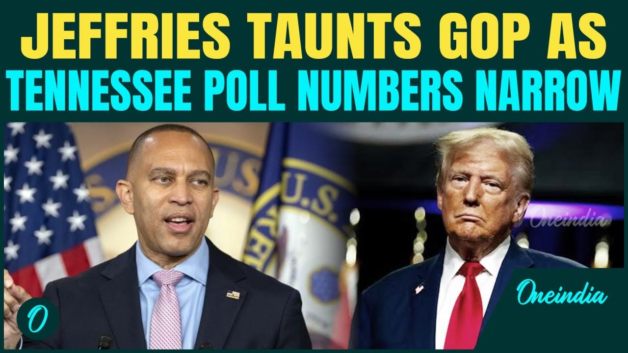 Hakeem Jeffries MOCKS Trump, Republicans Over Tight Tennessee Polling | &lsquo;Losing ALL Over Place&rsquo;