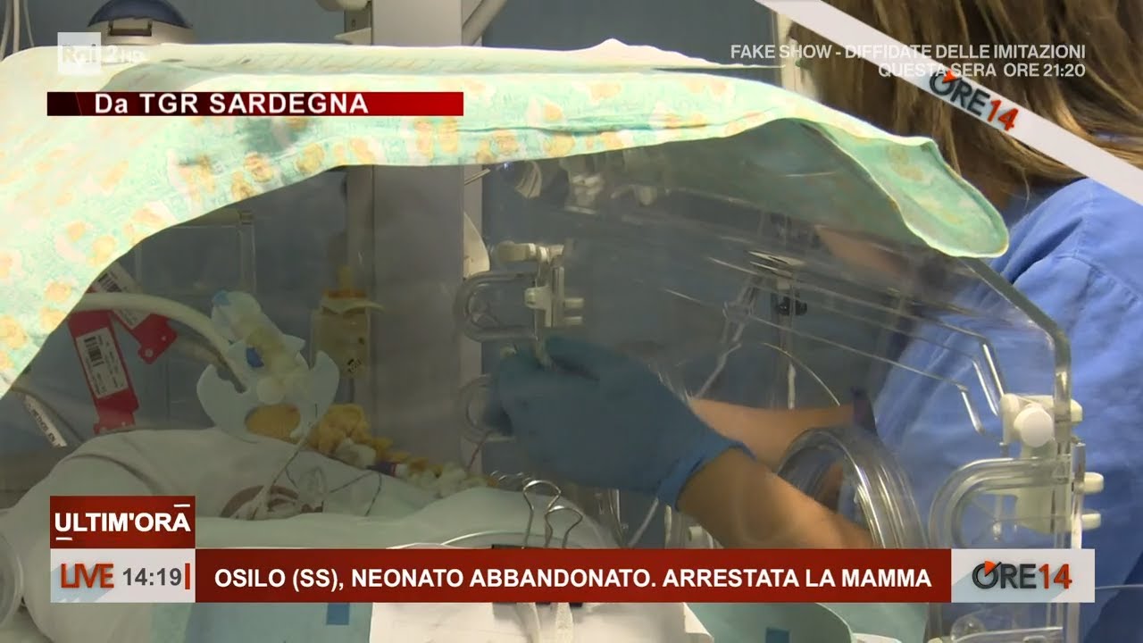 Osilo (SS), neonato abbandonato. Arrestata la mamma - Ore 14 del 18/10/2023