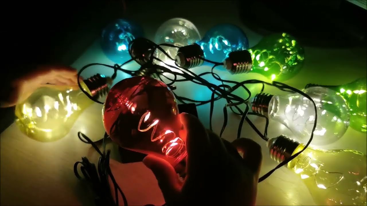 Livarno Home Solar Bulb String Lights HG04704B (from Lidl) - unboxing, test and review