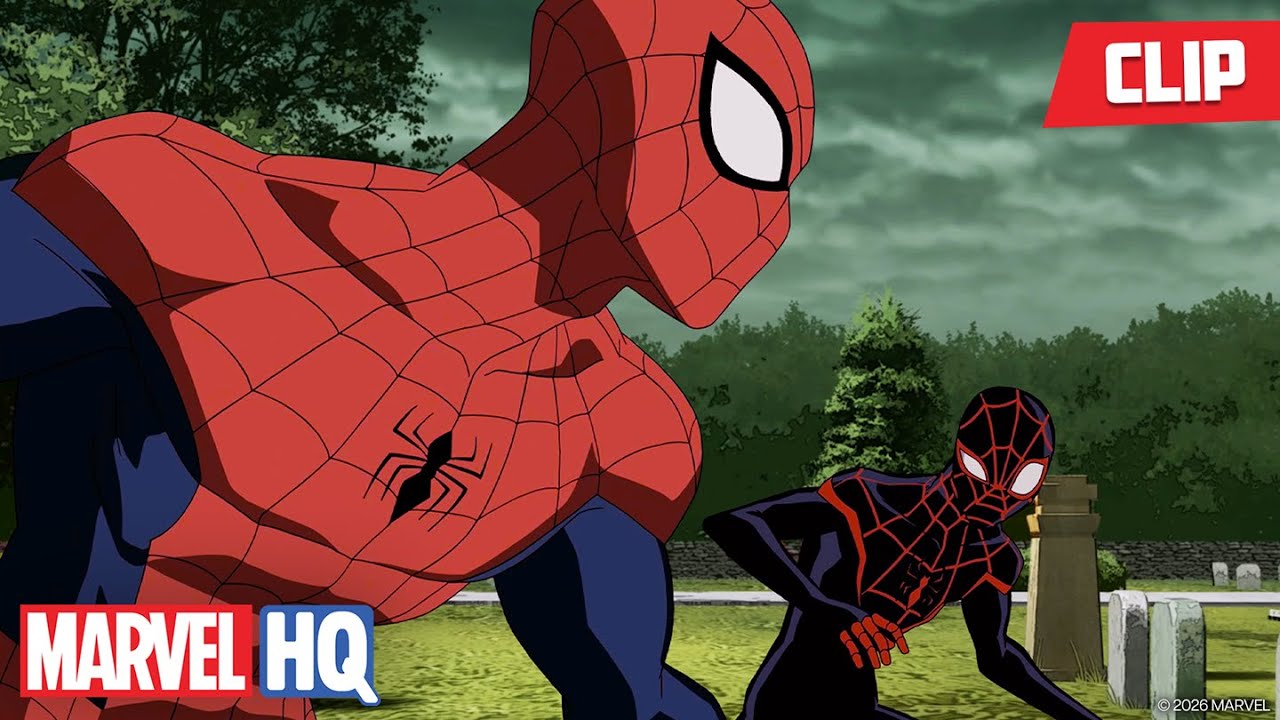 Two Spiders?! Peter & Miles Team-Up 🕷️🕸️ | Ultimate Spider-Man | ‪@MarvelHQ