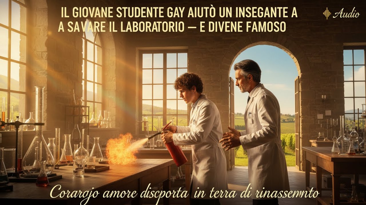 IL GIOVANE STUDENTE GAY AIUTÒ UN INSEGNANTE A SALVARE IL LABORATORIO — E DIVENNE FAMOSO