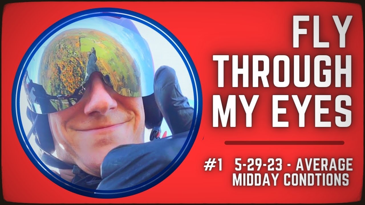 POV Paramotoring #1 - Short & Sweet: Mid-Day Paramotor Flight Near the Catskill Mountains (No Music)