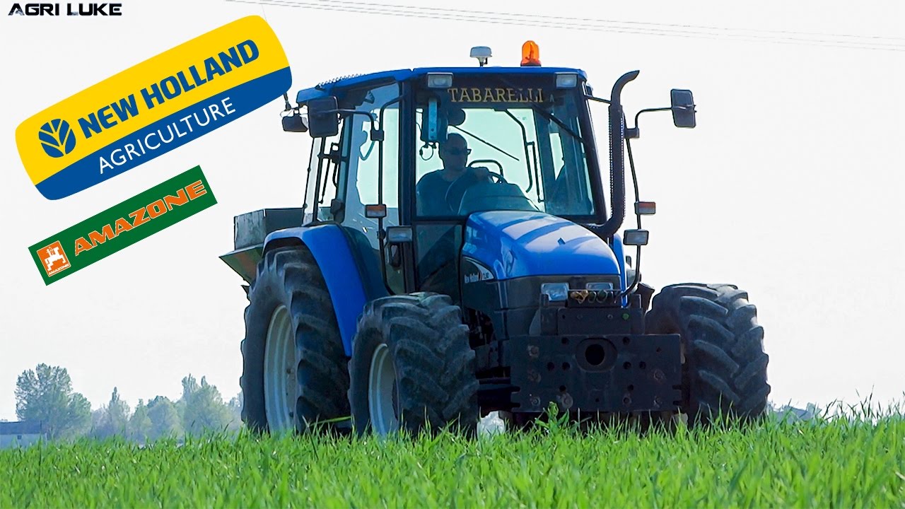 New Holland Tl90 | Amazone ZA-F 604 | Steyr 170 CVT | Barley Fertilizzation | GPS