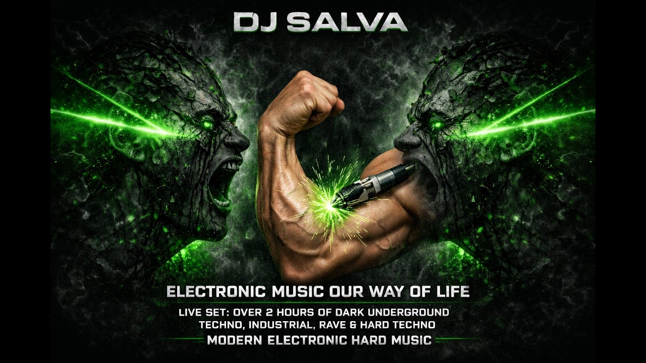 DJ Salva Live Set: Over 2 Hours of Dark Underground Techno, Industrial, Rave & Hard Techno