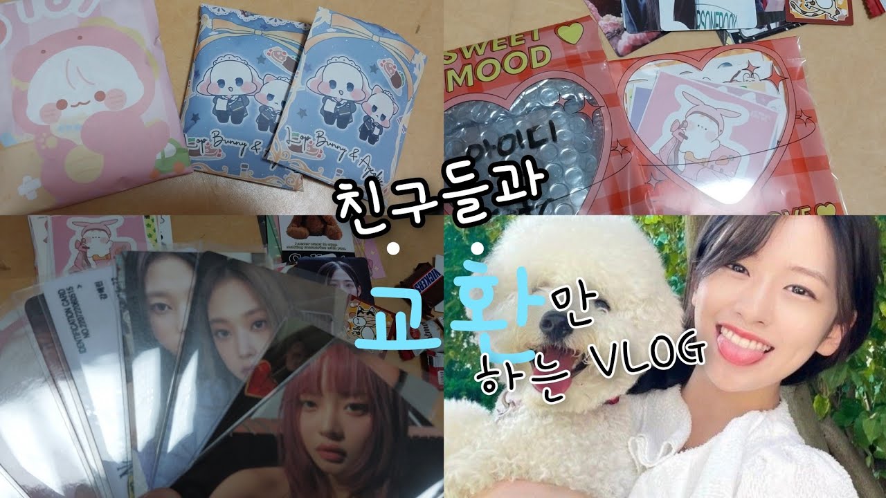 친구들과 교환만 하는 브이로그 