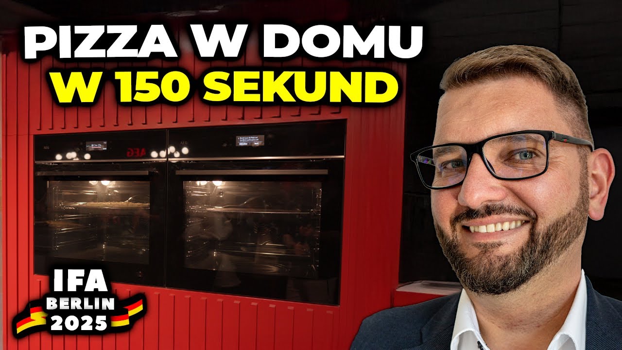 Piekarnik do pizzy 340 stopni. Inteligentna Lod&oacute;wka. Zmywarka push to open. AEG stoisko IFA 2025