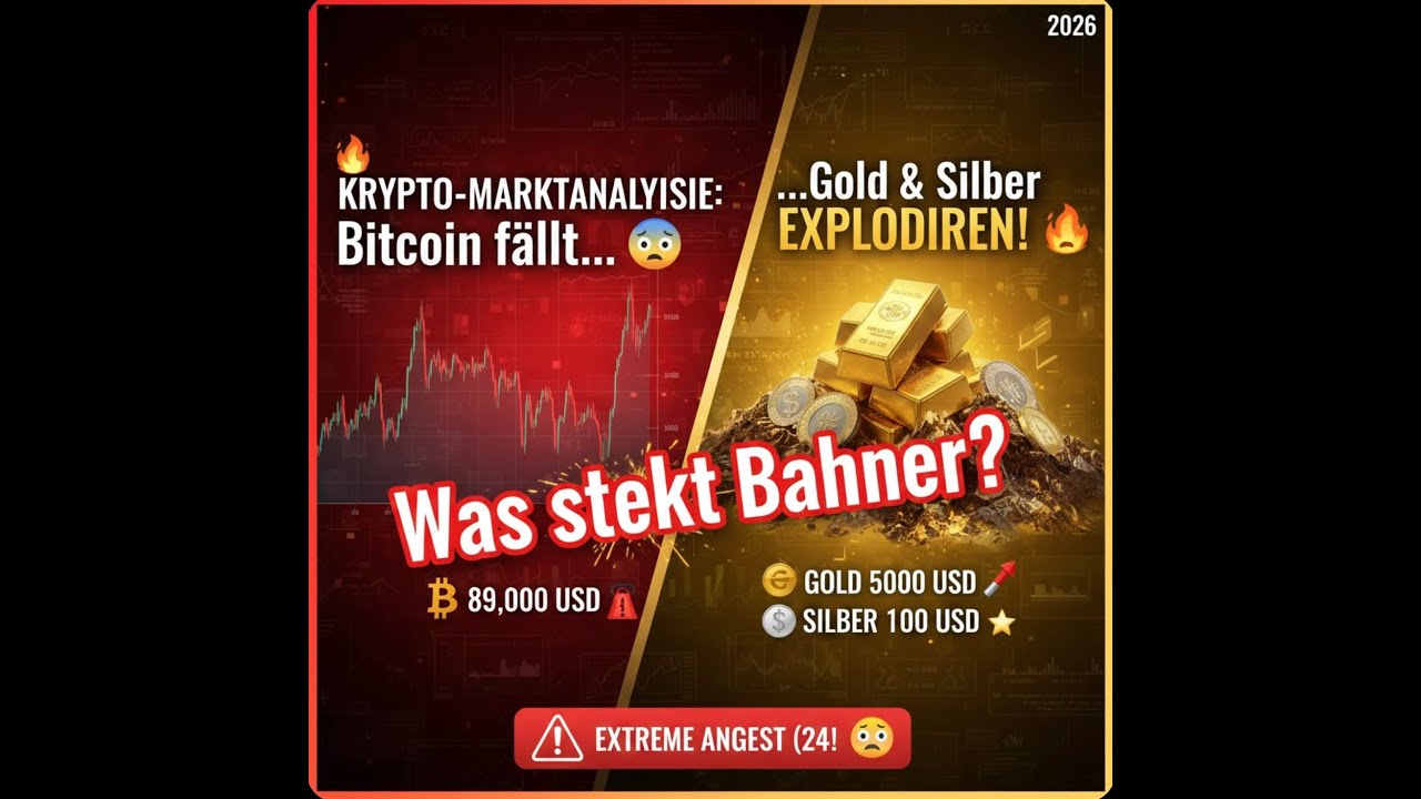 💥 W&auml;hrend Bitcoin CRASHT bricht Gold 5.000$! De-Dollarisierung beginnt? 🔥