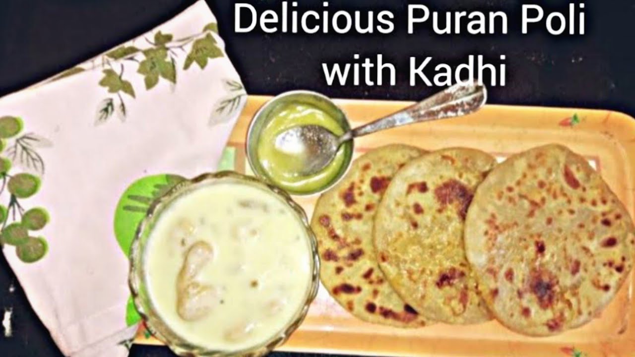 Delicious Puran Poli With Kadhi || AAHAR KHAZANA