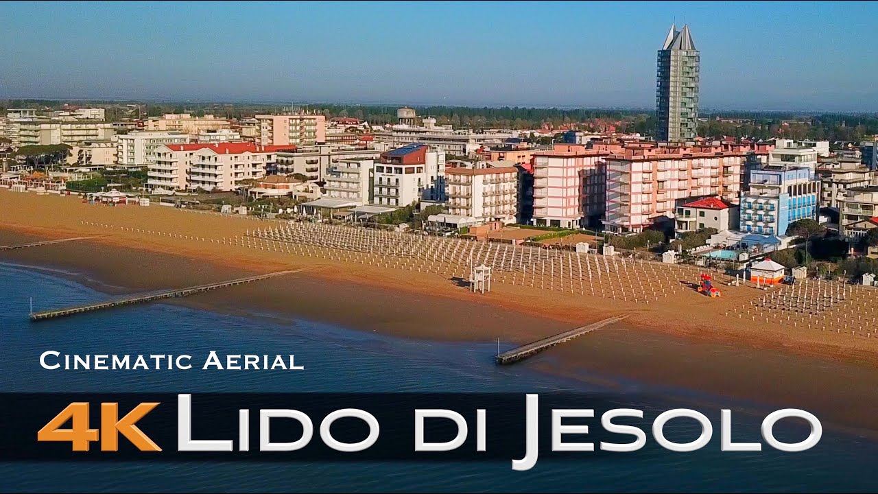 LIDO DI JESOLO 🇮🇹 4K Drone Aerial Venice Italy