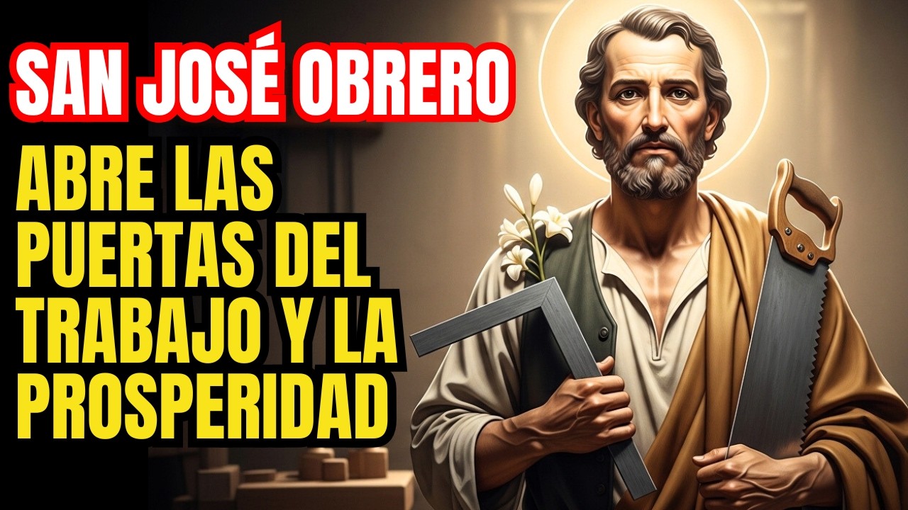 SAN JOSÉ OBRERO, TRAE UN MILAGRO DE TRABAJO Y PROVIDENCIA