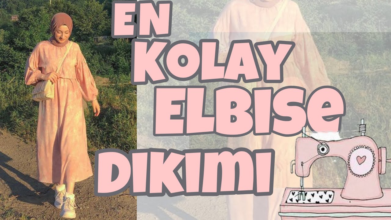 KALIPSIZ ELBİSE DİKİMİ | Yazlık elbise dikimi.. ,Balon kol elbise dikimi