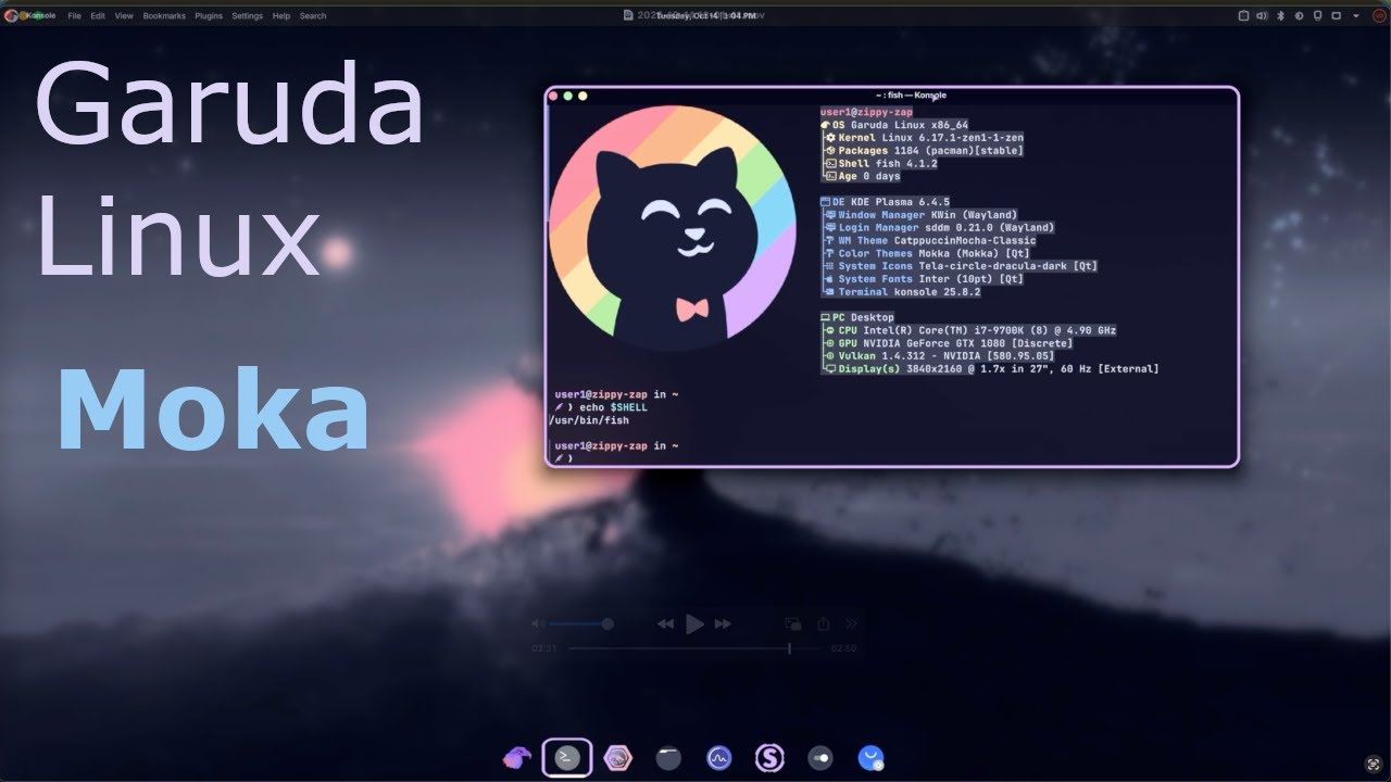 Garuda Linux - Плата