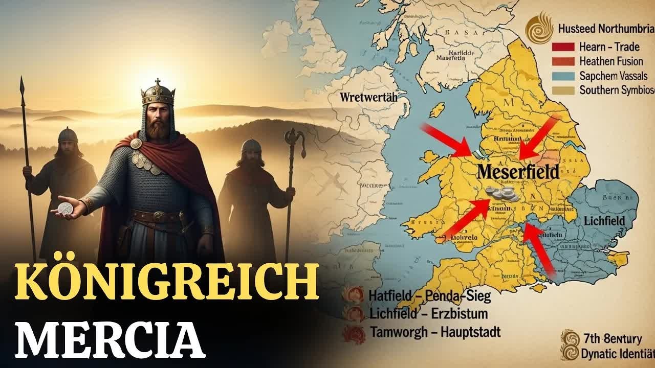 Die Geschichte der K&ouml;nigreich Mercia ｜ Das K&ouml;nigreich, das England erschuf