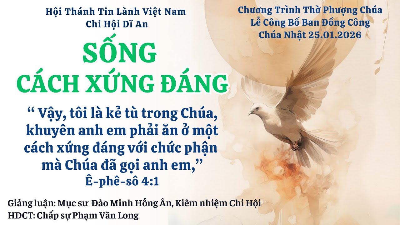 CHƯƠNG TRÌNH THỜ PHƯỢNG CHÚA