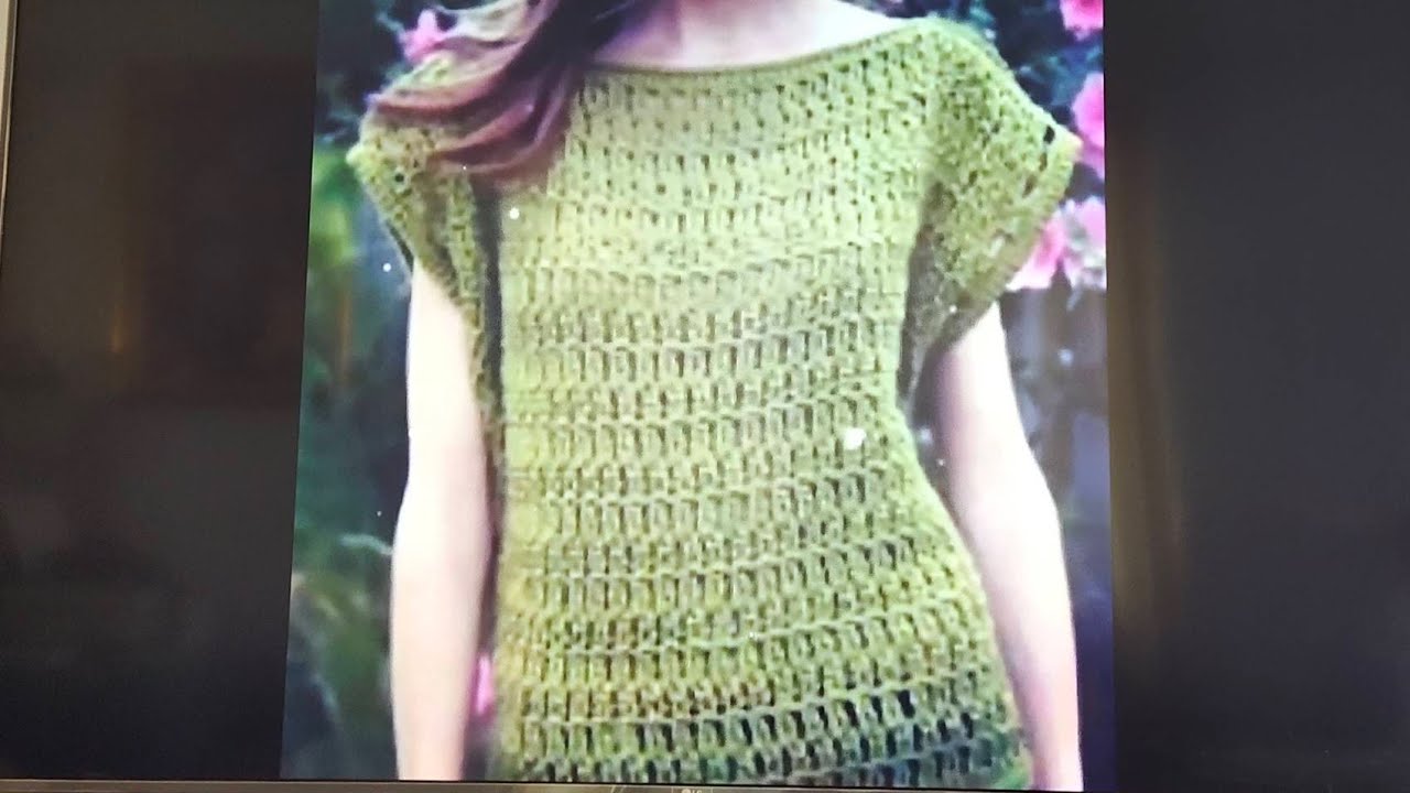 เสื้อถักโครเชต์กับบุบผาพารวย
