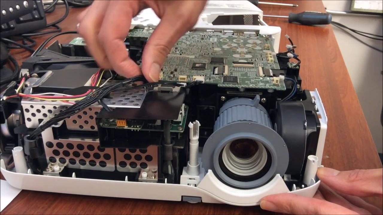 NEC NP400 Projector Teardown Disassembly and Reassembly for Cleaning