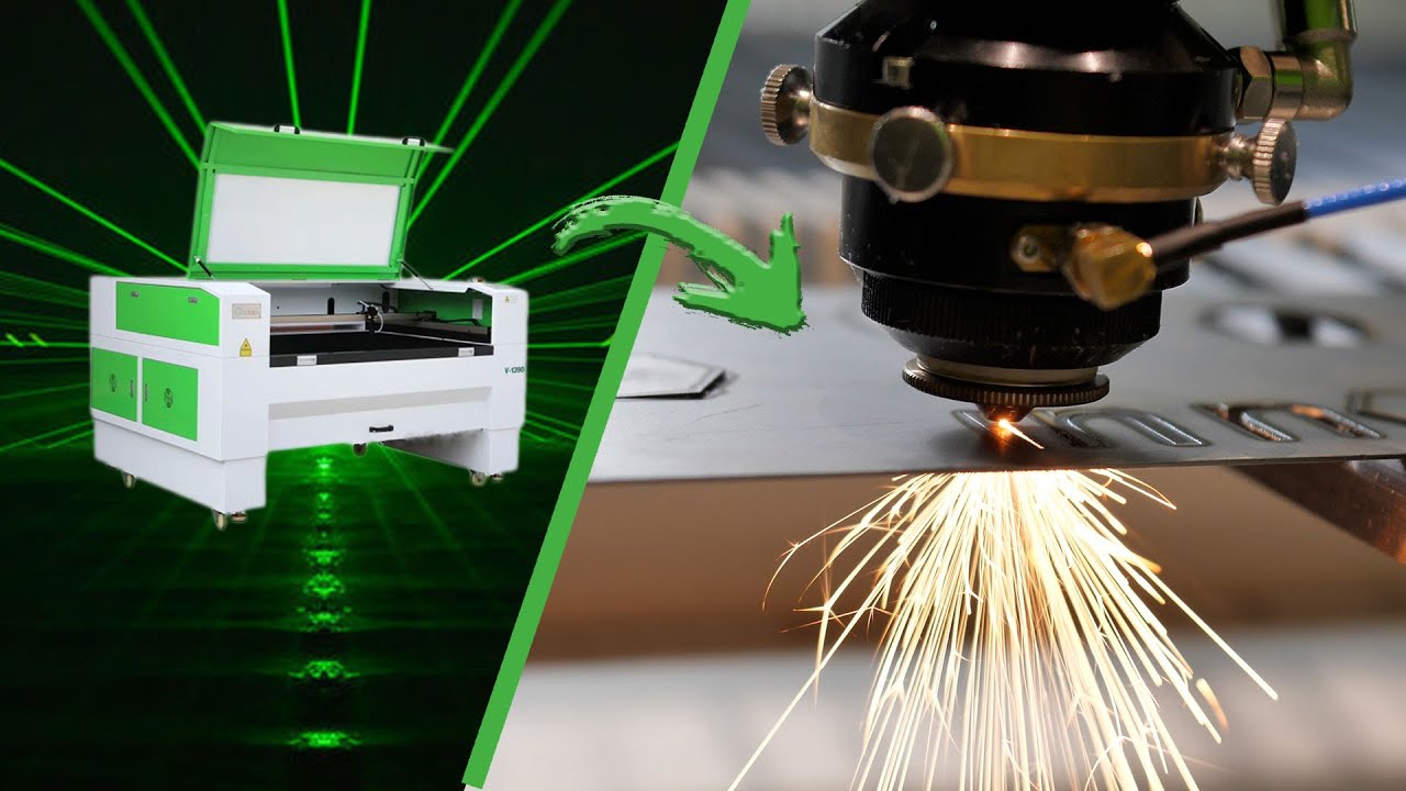 Dieser 500 Watt CO2 Monster Laser Cutter kann Metall laserschneiden für __€