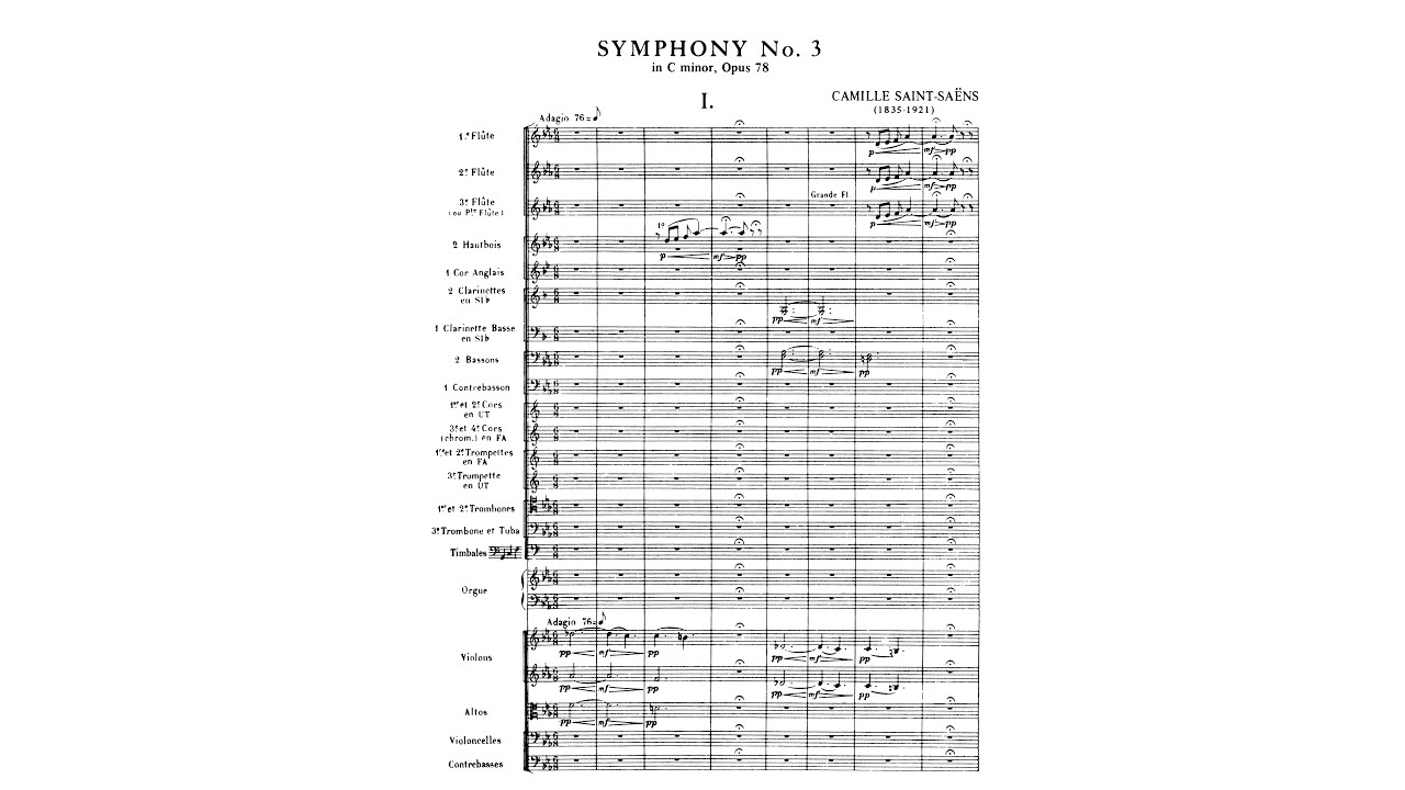 Saint-Saëns: Symphony No. 3 in C minor, Op. 78 